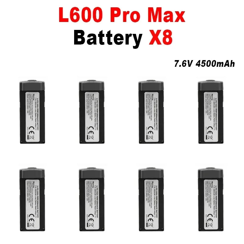 云讯玩具LYZRC L600 ProMax无人机电池，7.4V 4500mAh长效四旋翼电池，适用于L600 ProMax无人机配件