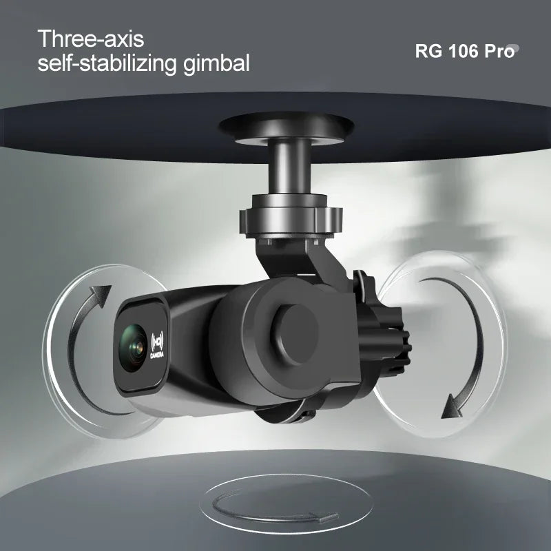 RG106 PRO Drone 8k Dual Camera Profesional GPS Drones With 3 Axis Brushless Rc Helicopter 5G WiFi Fpv Drones Quadcopter Toy