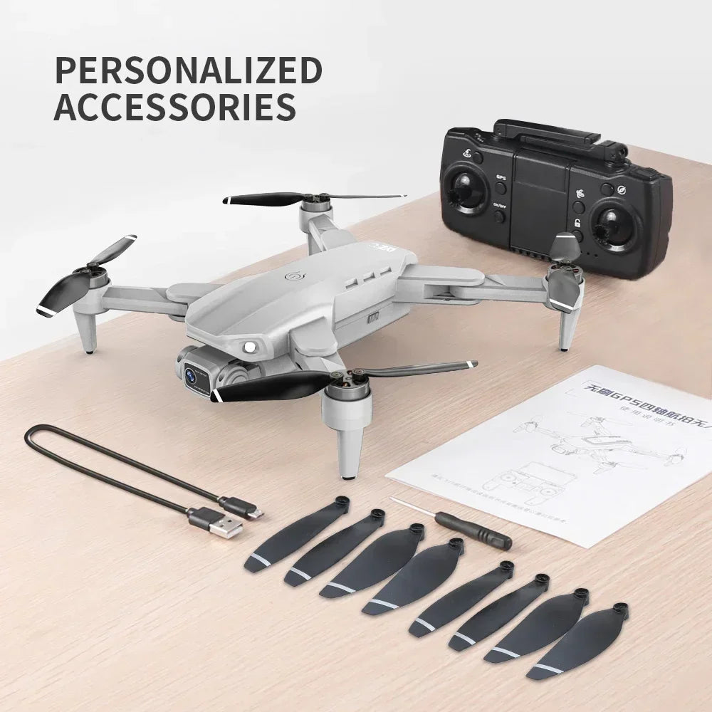 LYZRC L900 pro GPS Drone with 4K HD Dual Camera 5G Brushless Quadcopter RC Aircraft Foldable WIFI Photography Cam