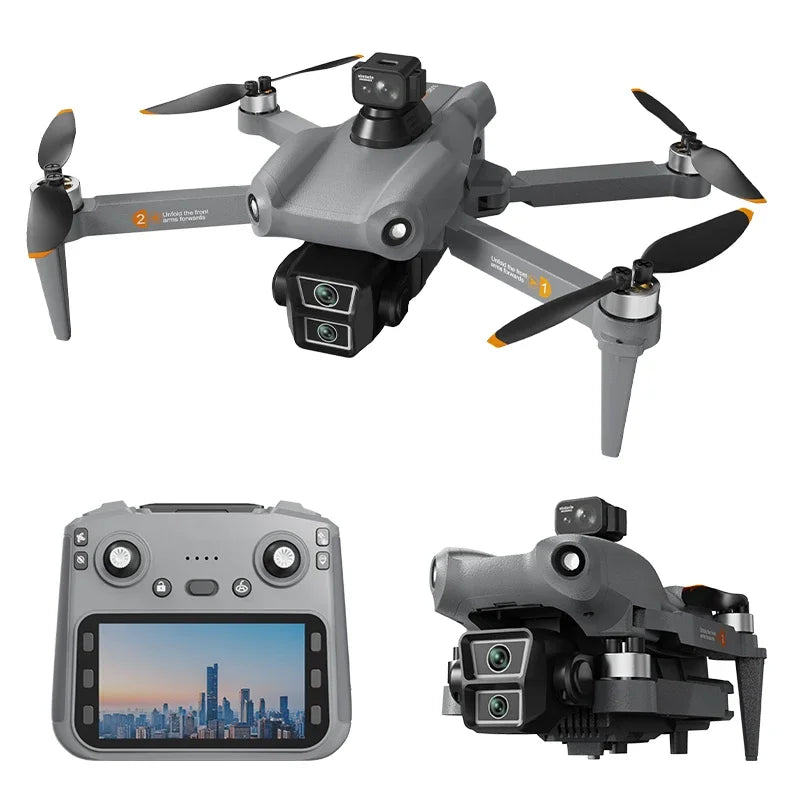 L300 MAX GPS Drone 5G 4K with 5.9-inch Button Screen Control Remote Laser Obstacle Avoidance Aerial Photography Aircraft
