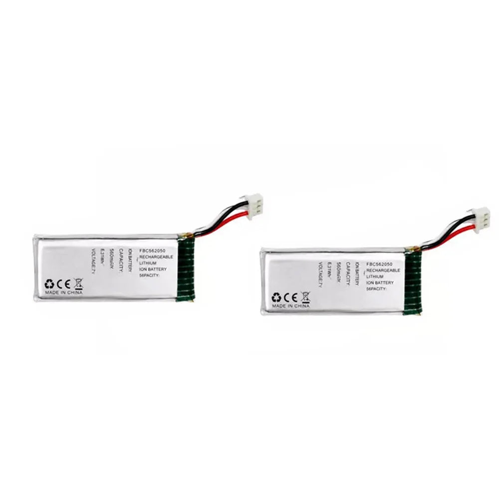 YUNX玩具RC ERA C170直升机7.4V 560mAh C170电池，AH-64D模型直升机配件备用电池