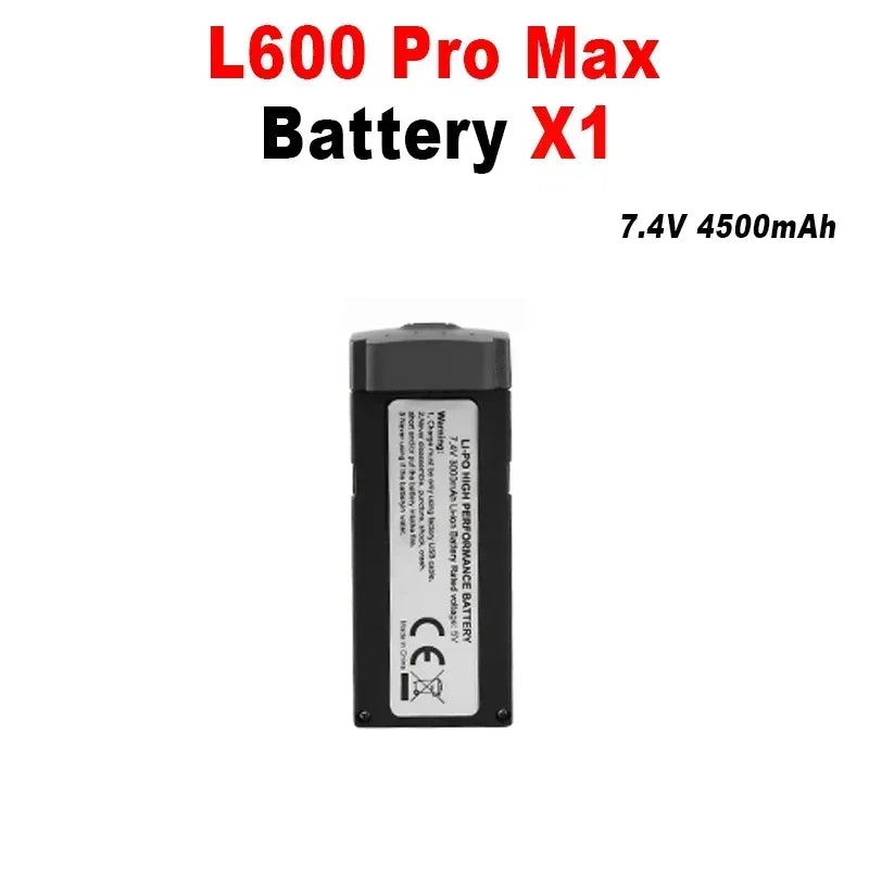 YUNX toys LYZRC L600 ProMax无人机电池7.4V 4500mAh长续航四旋翼无人机配件，图片显示电池外观