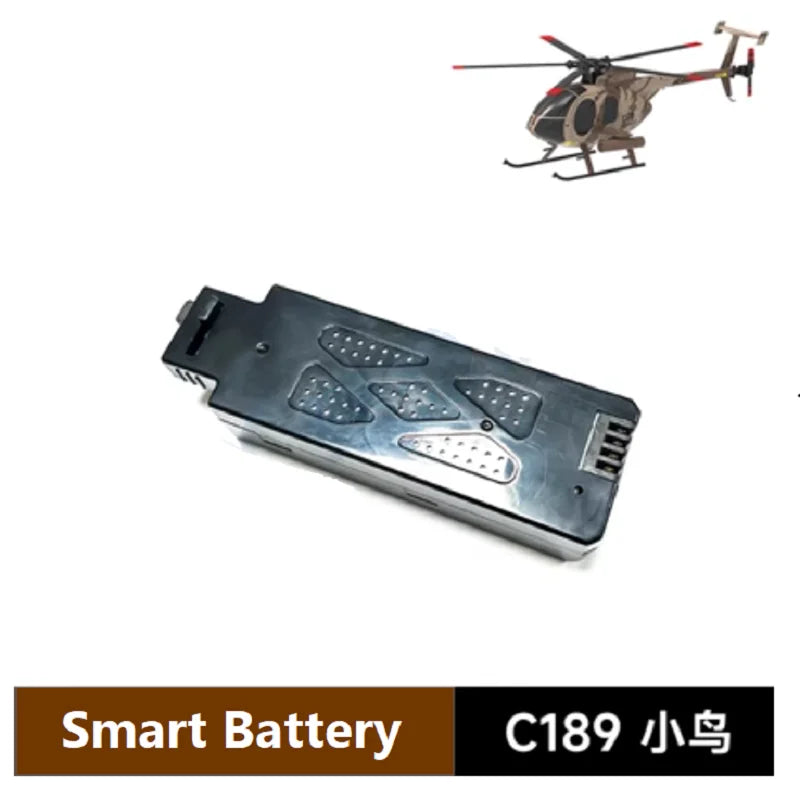Original 7.4V 1200mAh Lithium Battery for RC ERA C189 MD500 Bird Helicopter - Direct Replacement Spare Flight Battery