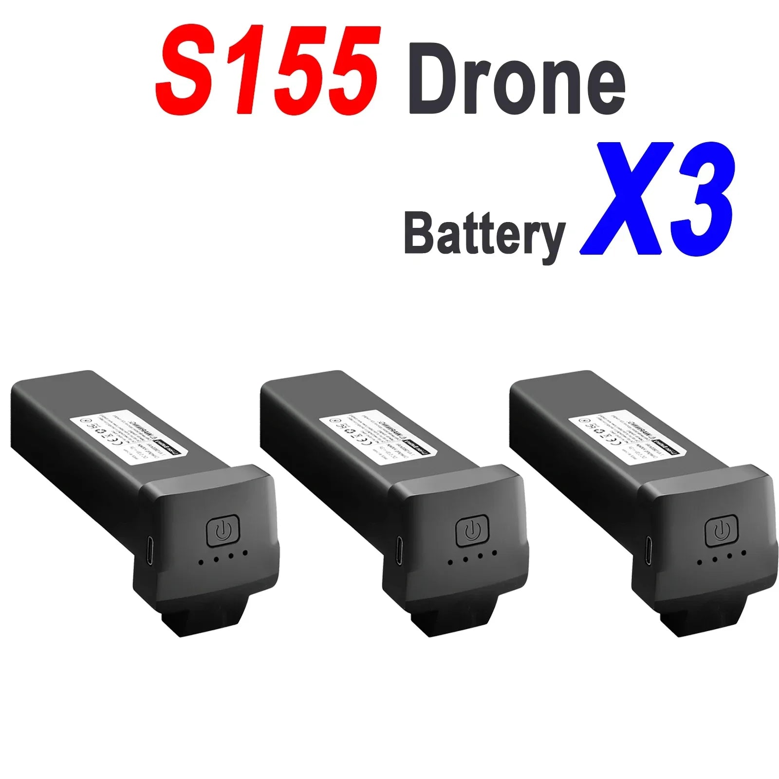 Dron S155 ProMax 7.4V 3800mAh 40min Long Lasting Battery for Dron S155 Max Spare Battery Accessories Parts
