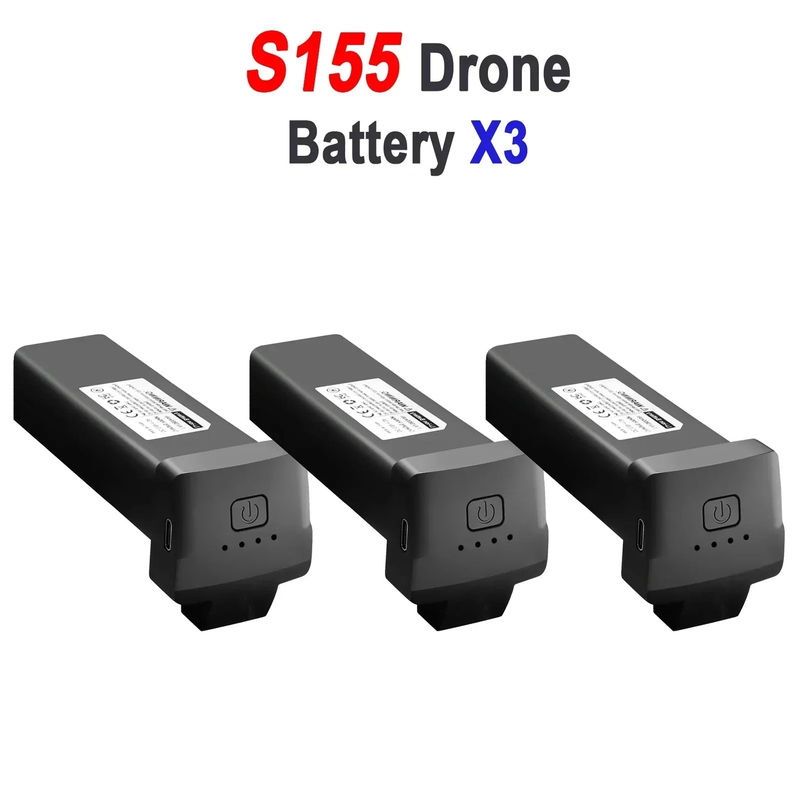 云旭玩具S155迷你无人机电池7.4V 3800mAh，适用于遥控四旋翼无人机的原装配件。