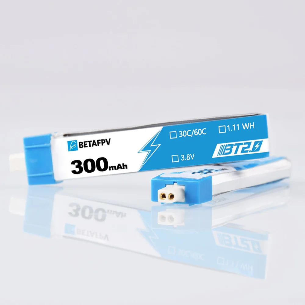BETAFPV BT2.0 1S 300mAh Battery 3.8V 30C/60C  Lipo Battery for Cetus Meteor65 Pro Air65 FPV Tiny Whoop Drone