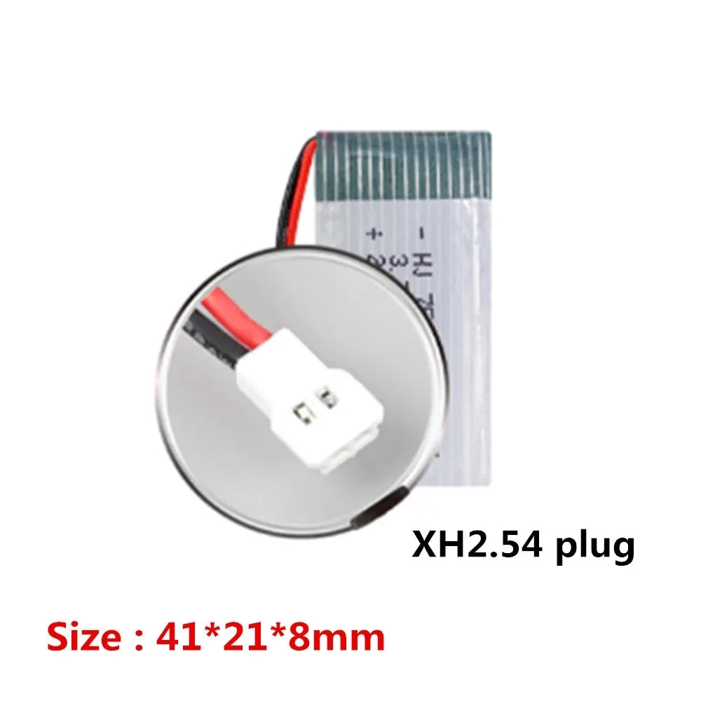 XH2.54 plug 3.7V 400mAh Battery / Propeller  / Landing gear / motherboard / For :  Qidi560 RC Plane M7 RC Plane Battery