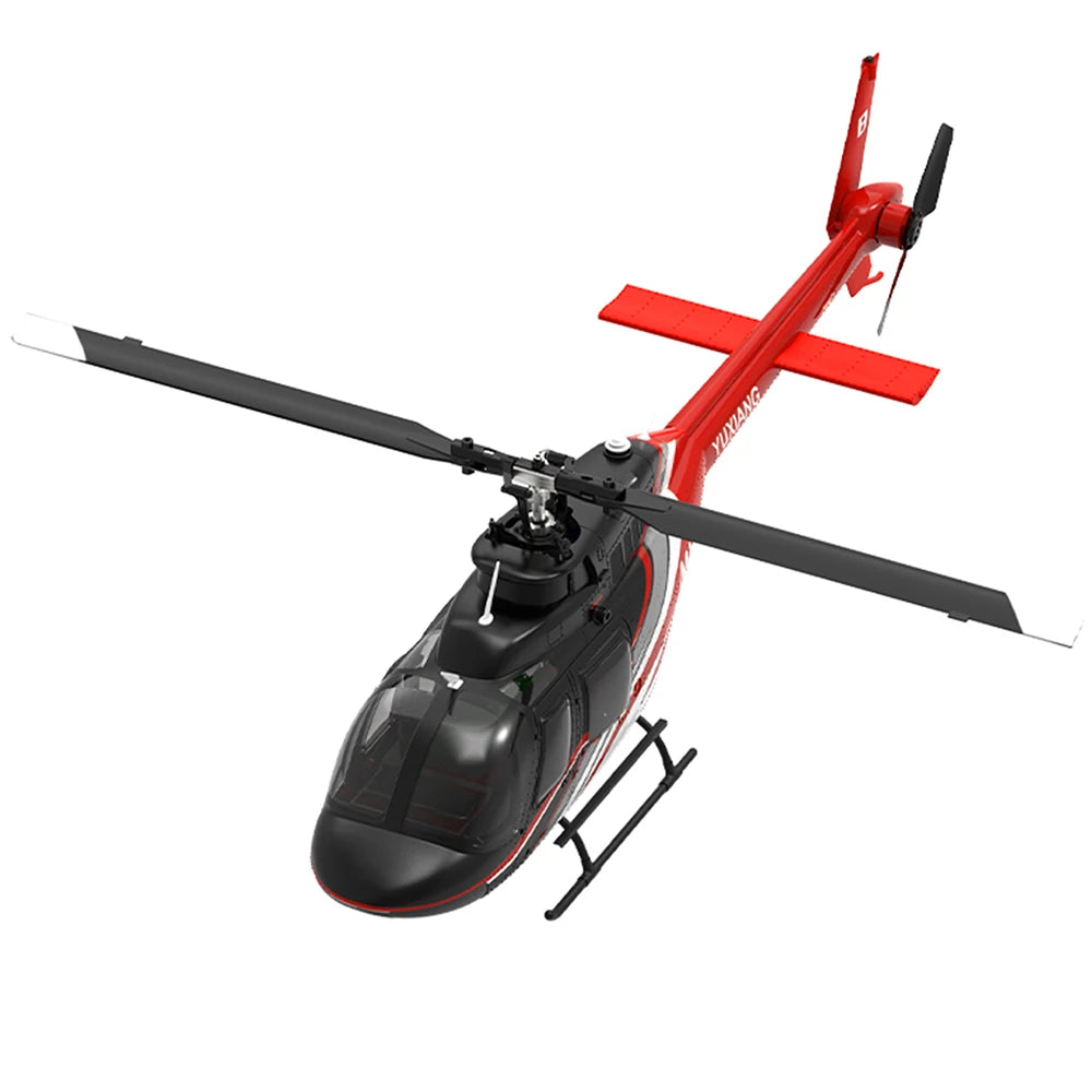 YU XIANG 2.4G 6CH Aileronless Bell-206 Helicopter Brushless Motor 6-Axis Gyro 120M Toys