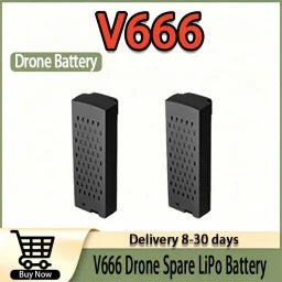 Original 3.7V 1000mAh LiPo Replacement Flight Battery Spare Parts Accessories For V666 8K RC Drone