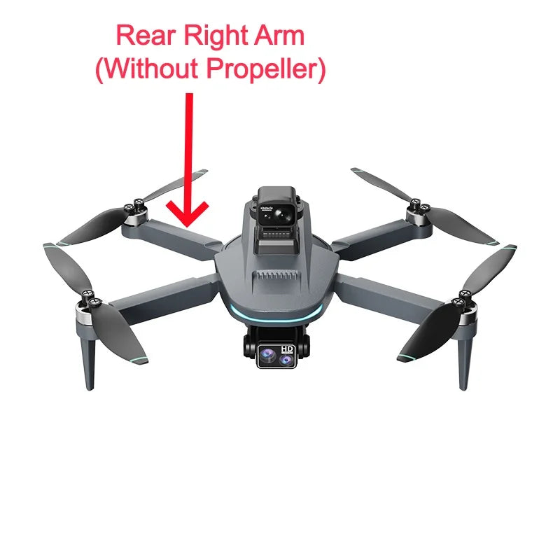 L200 PLUS Drone Spare Parts Kit,7.4V 3800mAh Battery Propellers Cable Laser Obstacle Avoidance Motor Arm