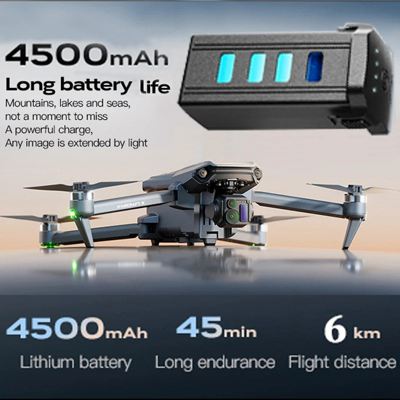 11.4V 4500mAh Intelligent Lipo Battery For Wing 6 GPS Drone Original Accessories Flight time 45Mins RC Quadcopter Spare Parts