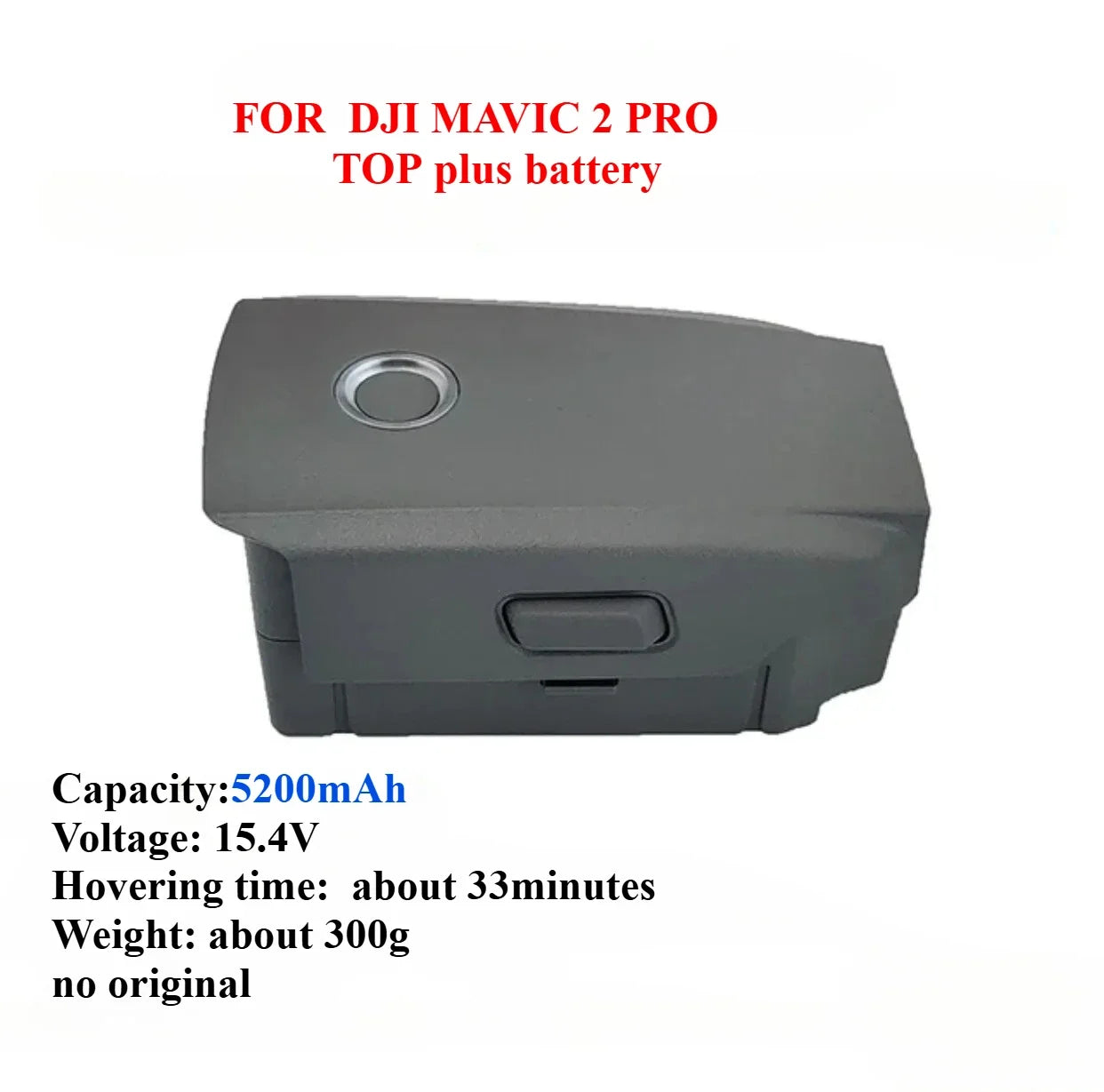 YUNX toys大容量可更换电池，适用于Mavic2 Pro无人机，5200~10000mAh电池，飞行续航更持久