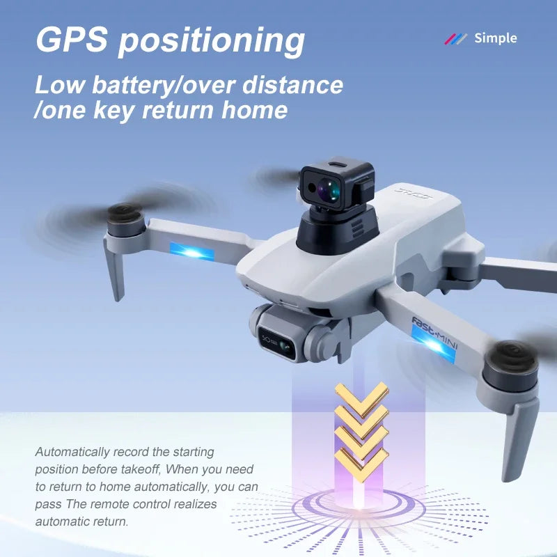 Only 249g 4DRC F8S With Laser Obstacle Avoidance Professional 6K ESC Camera Brushless Motor GPS 5G WIFI FPV RC Drone Quadcopter