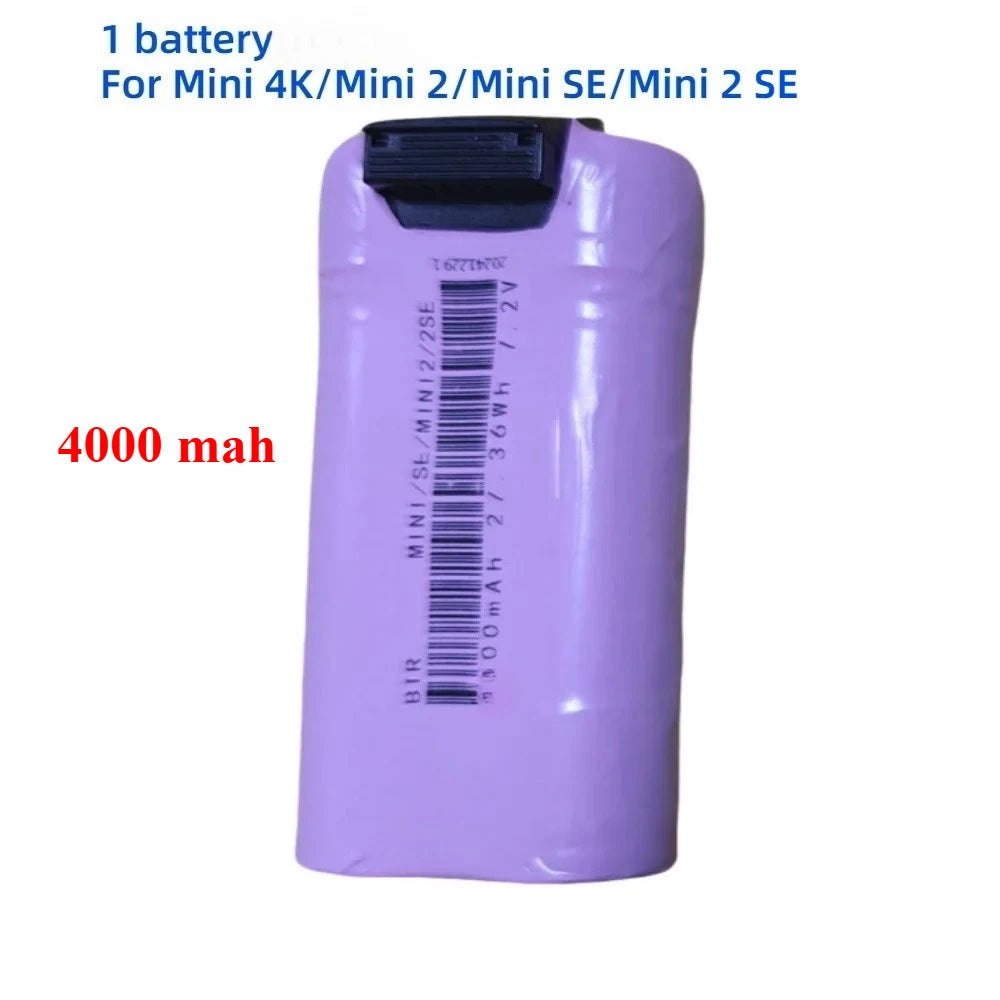 4000mAh Intelligent Modified Battery Replacement Flight Accessory for DJI Mini 2 / Mini 2 SE 4K Drone