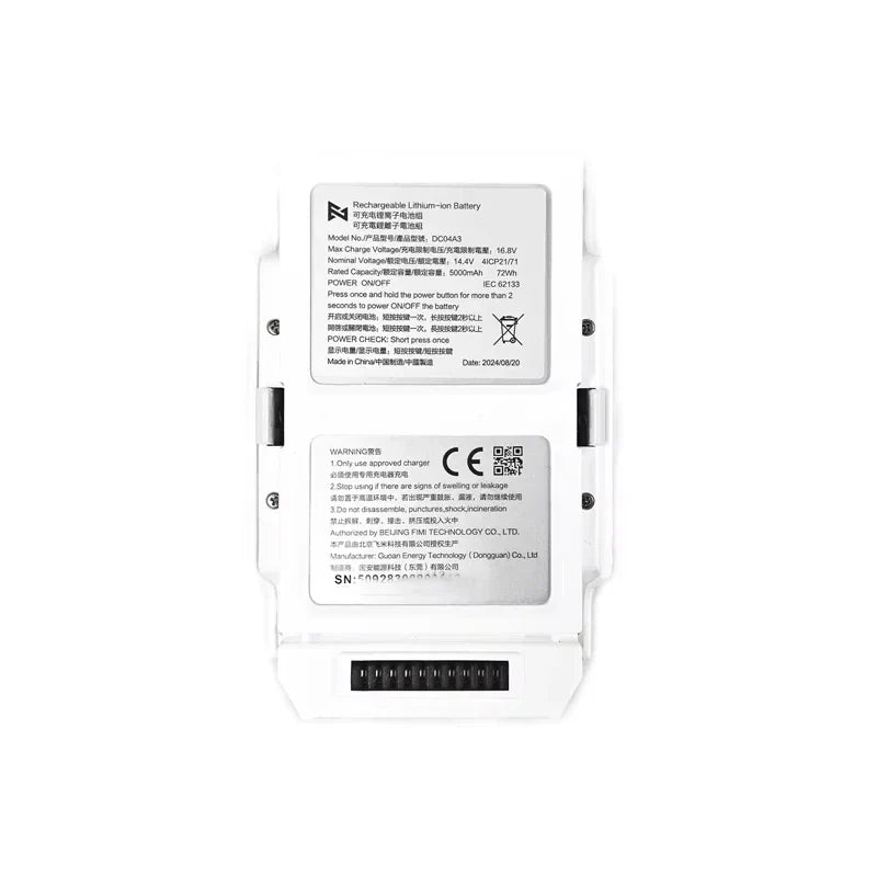 5000mAh Max 47-Min Fly Original FIMI X8/X8 Pro/X8 Tele Pro 2025 Drone Intelligent Flight Battery Plus