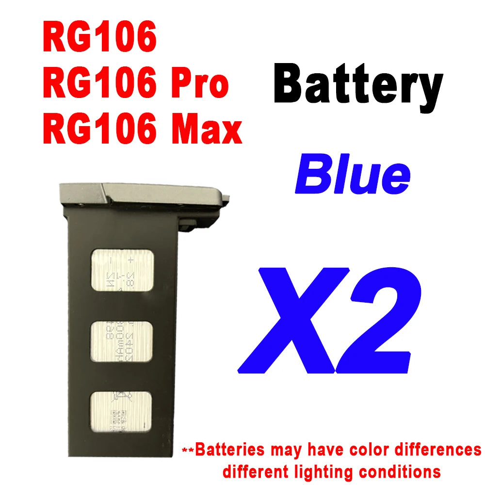 Original RG106 pro Drone Battery 7.4V 3800mAh Spare Battery for RG106 pro Max Dron Essential Drone Accessories Part