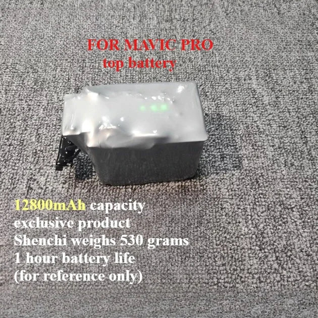 For DJI Mavic Pro DIY Modified Flight Battery, 7700/12800mAh Upgrade Capacity, 40~55 Mins Ultra Long Endurance