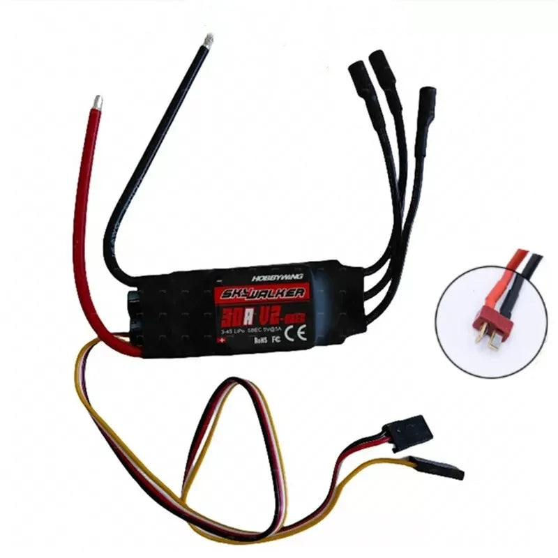 Hobbywing Skywalker 15A/30A/40A/50A/60A/80A/100A V2 Speed Controller ESC With UBEC For RC FPV Quadcopter Airplanes Helicopter