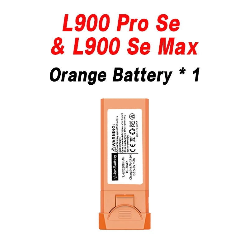 LYZRC L900 Pro Se Battery 7.4V 2200mAh L900 Se Max Original Battery L900 Prose/Semax Spare Rc Drone Quadcopter Accessories Parts