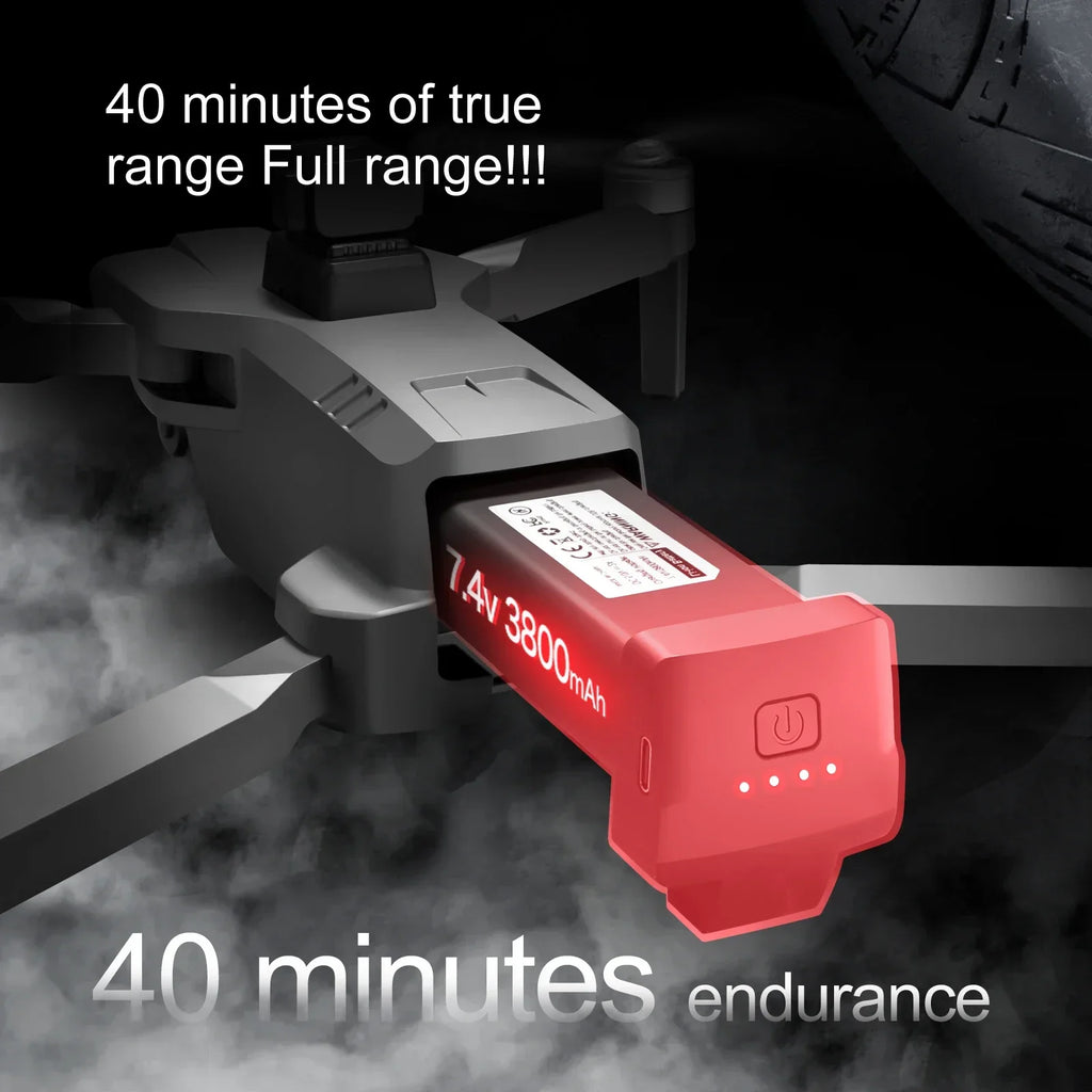 S155 Drone Battery 7.4V 3800mAh For S155 Mini Drone Battery RC Quadcopter Spare Original Battery Accessories Parts