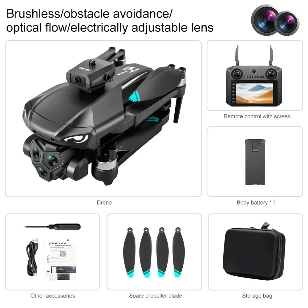 New M22 Max 8K Professional HD Drone with Optical Flow Quadcopter Aerial Photography Obstacle Avoidance Card Reader for Videogra