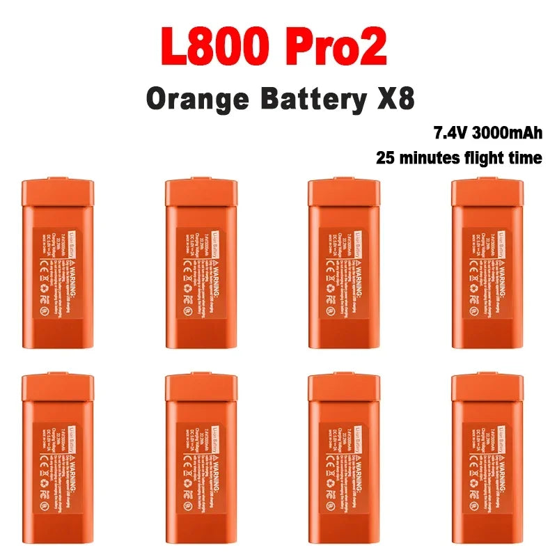 Original L800 Pro2 Drone Battery 7.4V 3000mAh For LYZRC L800 Pro2 4K Professional Camera Battery L800 Drone Accessories Parts