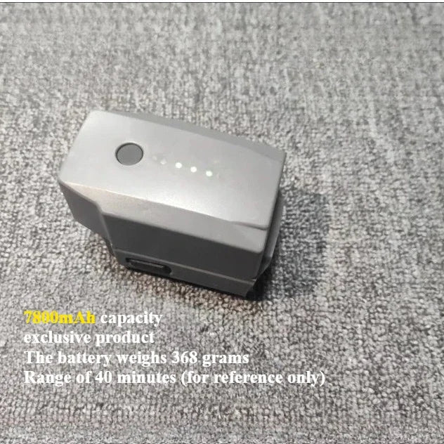 云讯玩具DJI Mavic Pro DIY改装飞行电池，容量7700/12800mAh，超长续航40-55分钟，适用于无人机飞行。