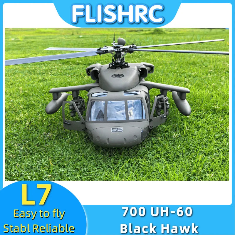 UH60 Black Hawk 500 class GPS RC Helicopter  Stable Flight / Intelligent Return Home with Flight Controller