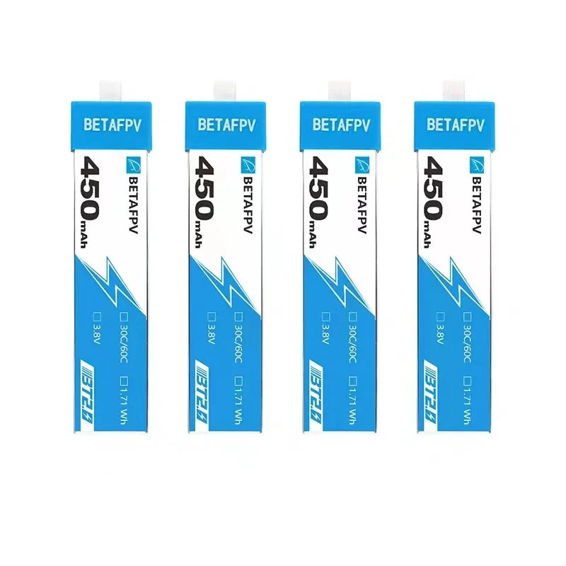 BETAFPV RC Battery BT2.0 450mAh 550mAh 1S 30C BETAFPV FPV Kit Racing Drone Original  FPV Lipo BT2.0 Connector Cetus X Pro