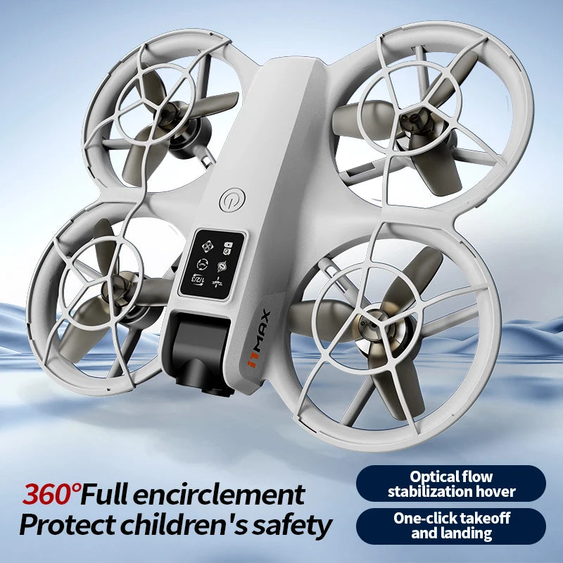 2026 New I1 MAX Drone 8K HD 4.3" Remote Control Headless Mode Helicopter 360° Flip Quadcopter Toys Mini Drone Fors Kid Toy Gifts