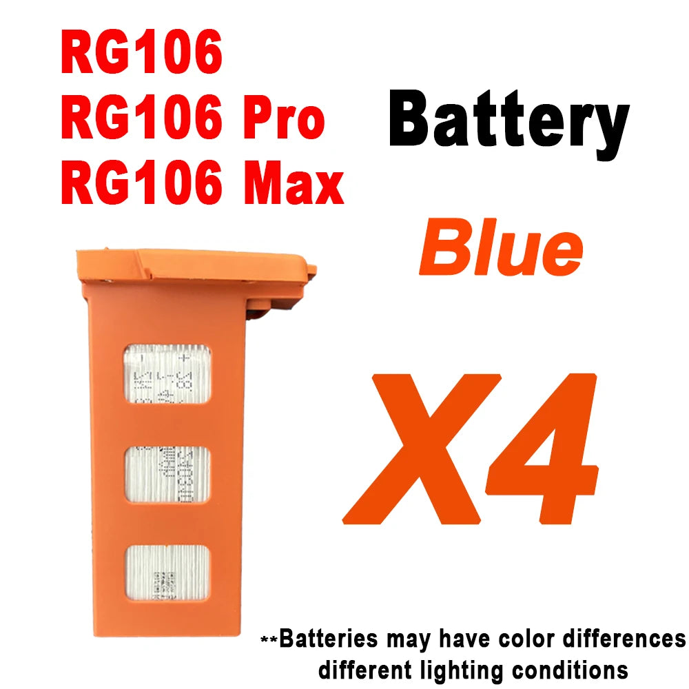 云迅玩具RG106 Pro无人机备用电池7.4V 3800mAh，无人机配件，适用于RG106 Pro Max无人机
