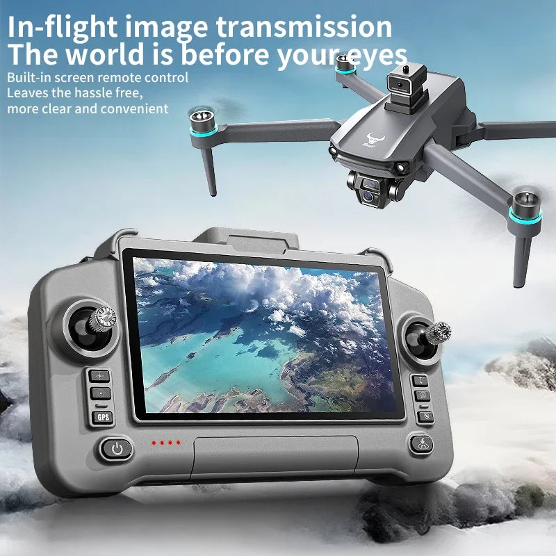 SG603 pro RC Quadcopter Toy - HD Camera Large Screen Remote Control Foldable Brushless GPS Drone with Obstacle Avoidance