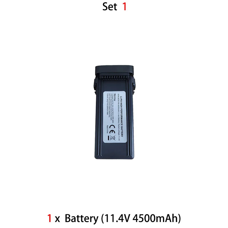 11.4V 4500mAh Intelligent Lipo Battery For Wing 6 GPS Drone Original Accessories Flight time 45Mins RC Quadcopter Spare Parts