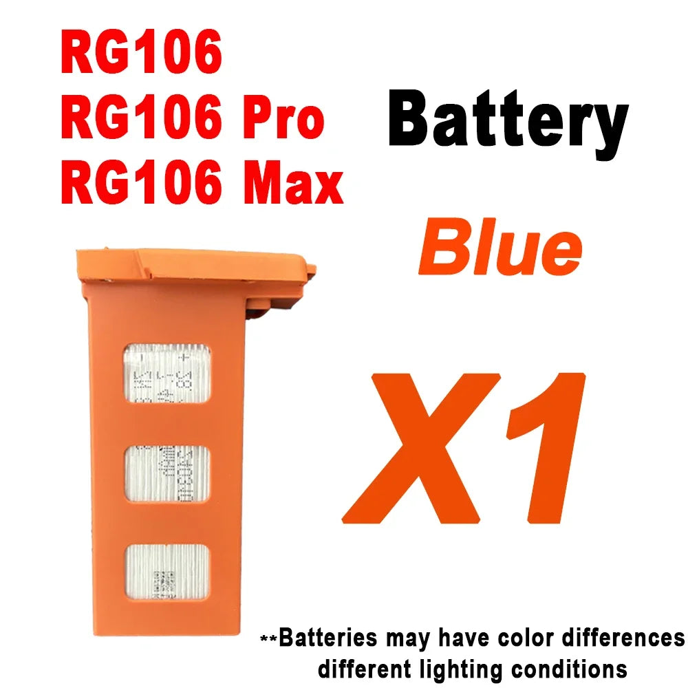 云迅玩具RG106 Pro无人机备用电池，7.4V 3800mAh原装电池，适用于RG106 Pro Max无人机配件