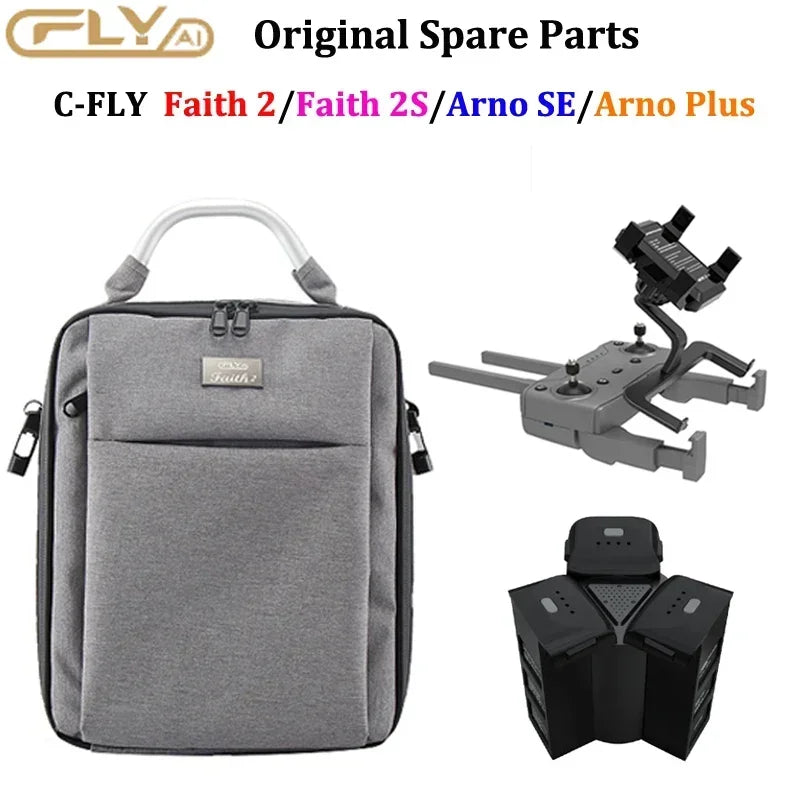 Original CFLY Faith 2/Faith 2S/Arno SE/Arno Plus Drone Charger Hub Storage bag Phone Holder Spare Parts RC Quadcopter Accessorie