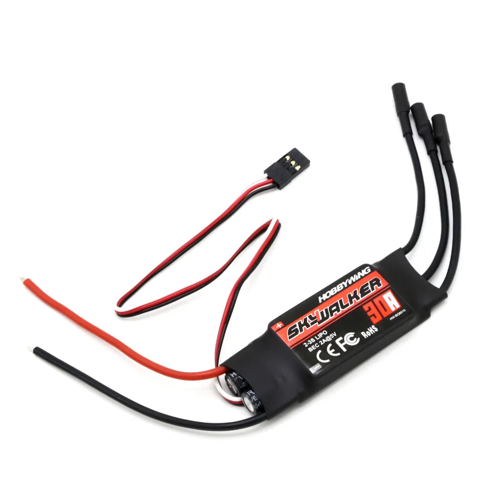 Hobbywing Skywalker V2 40A 50A 60A 80A 12A 20A 30A ESC Speed Controller With UBEC For RC Airplanes Helicopter