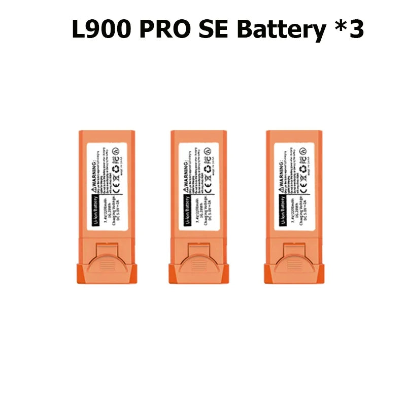L900 PRO SE Dron Battery 7.4V 2200mAh For Long Flight 4K GPS Drone  Accessories RC Quadcopter Camera Drone Batteries Parts