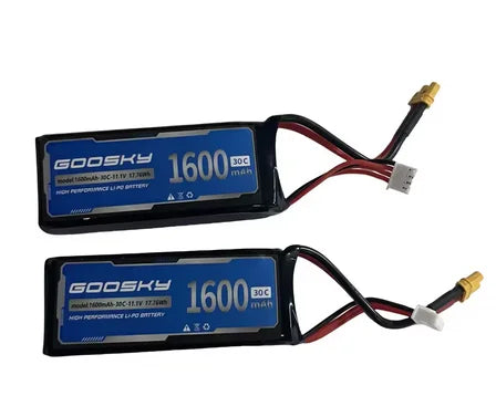 云讯玩具11.1V 1600mAh 30C RC直升机电池模块，适用于UH-1Y GPS飞行，提供15分钟飞行时间