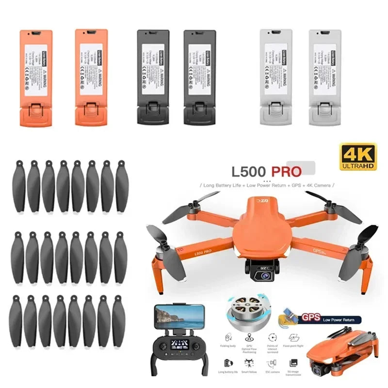 Well-matched accessory pack delivering consistent power output, tailor-made for L500 PRO quadcopter maintenance upgrade