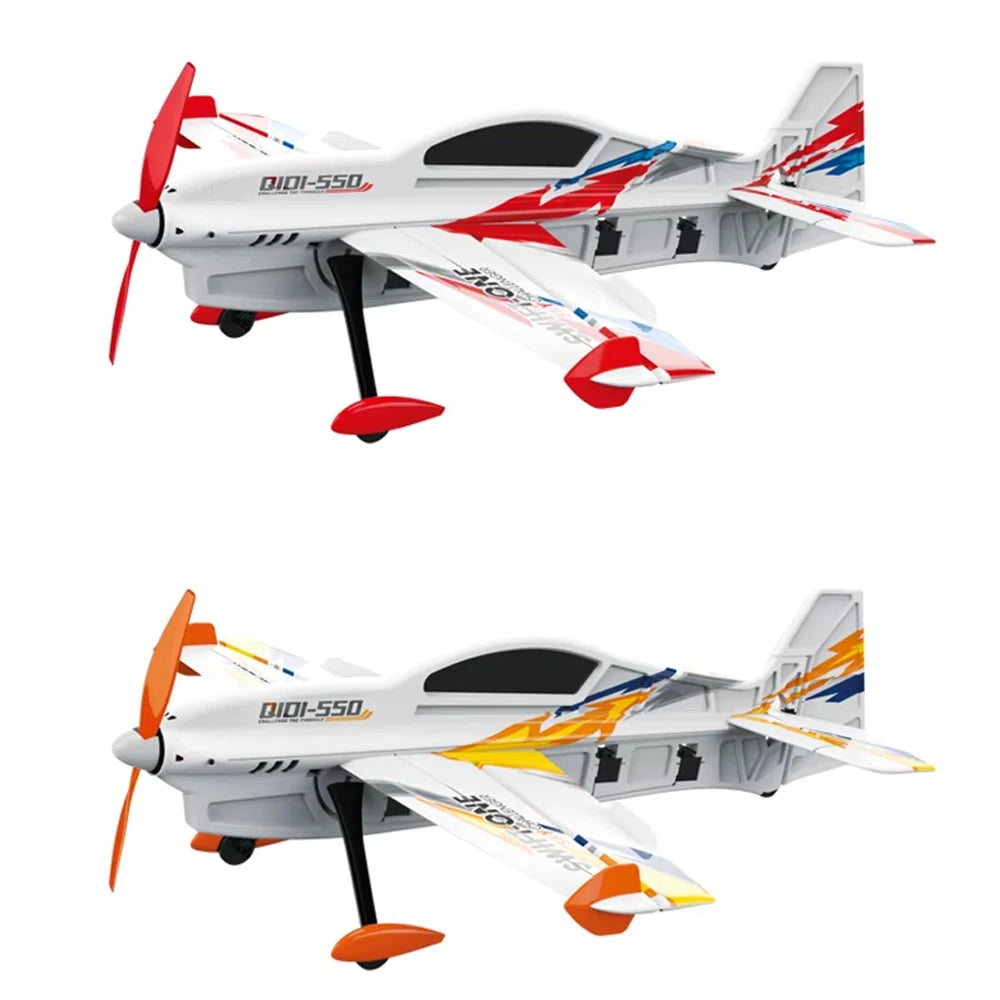 QIDI-550 RC 2.4G Remote Control Aircraft 3D Stunt Glider EPP Foam Brushless Motor Remote Control Aircraft Mode Toy