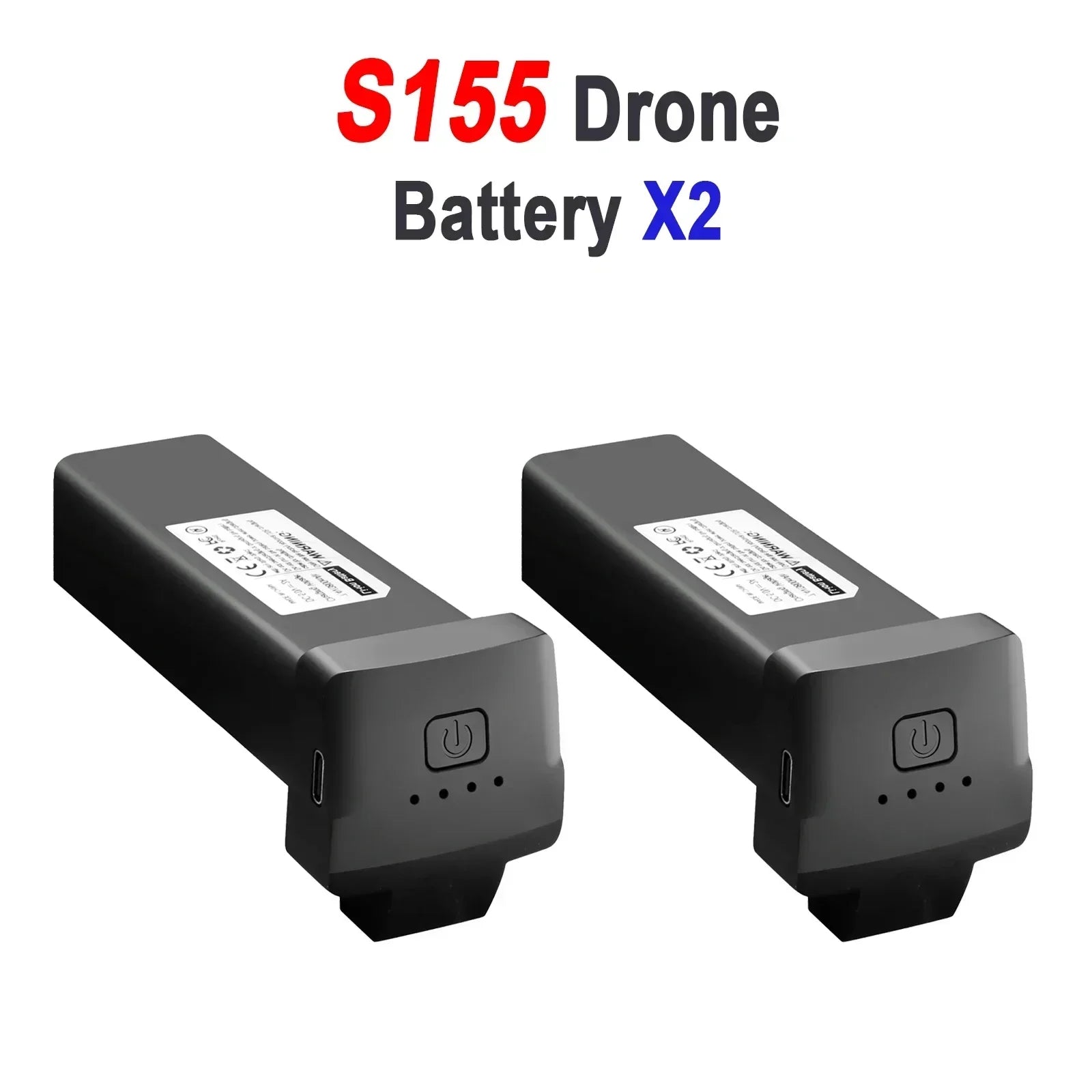 S155 Mini Drone Battery 7.4V 3800mAh for RC Quadcopter Spare Part Original Equipment Accessory Drone Parts And Accessories