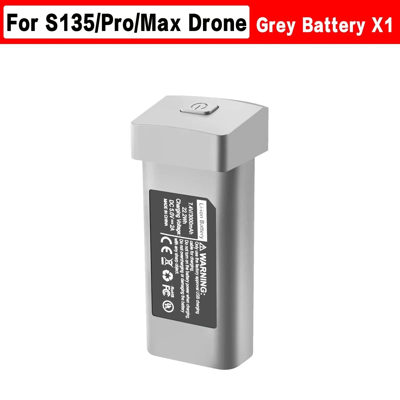 S135 Drone Battery Spare Original  7.4V 3000mAh Battery For S135 Mini Dron Accessories Parts