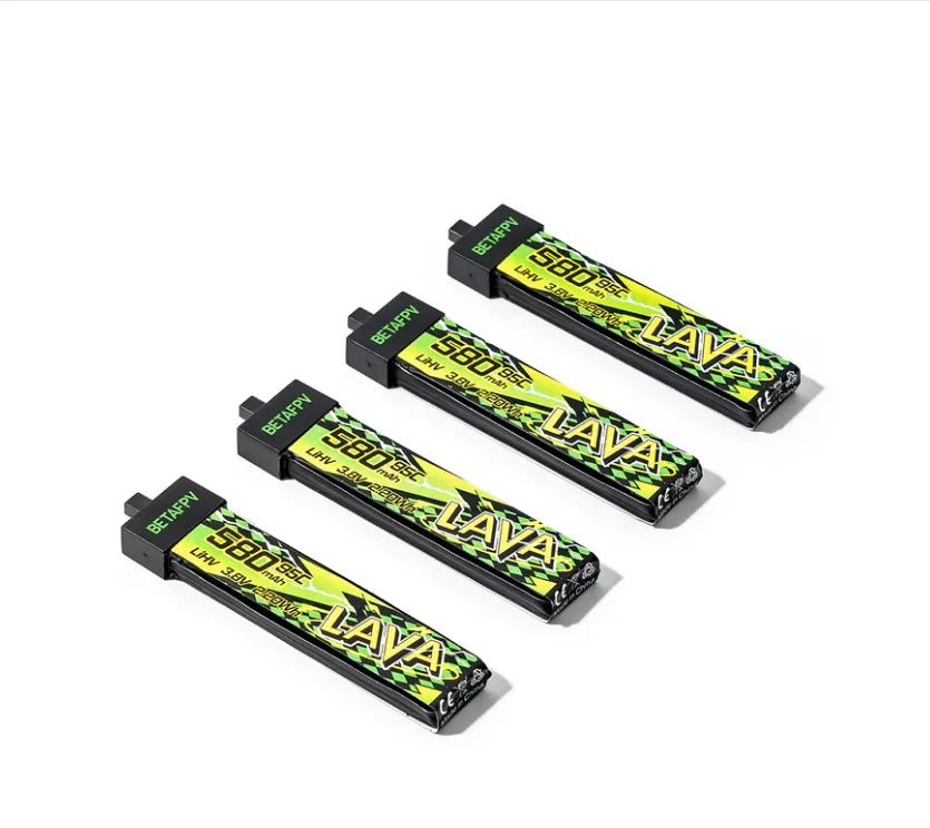 BETAFPV LAVA II 1S 95C Battery 280mAh 320mAh For Air65 Meteor65 Pro Cetus/480mAh 580mAh 680mAh For Air75 Meteor75 Pro Whoop Droe