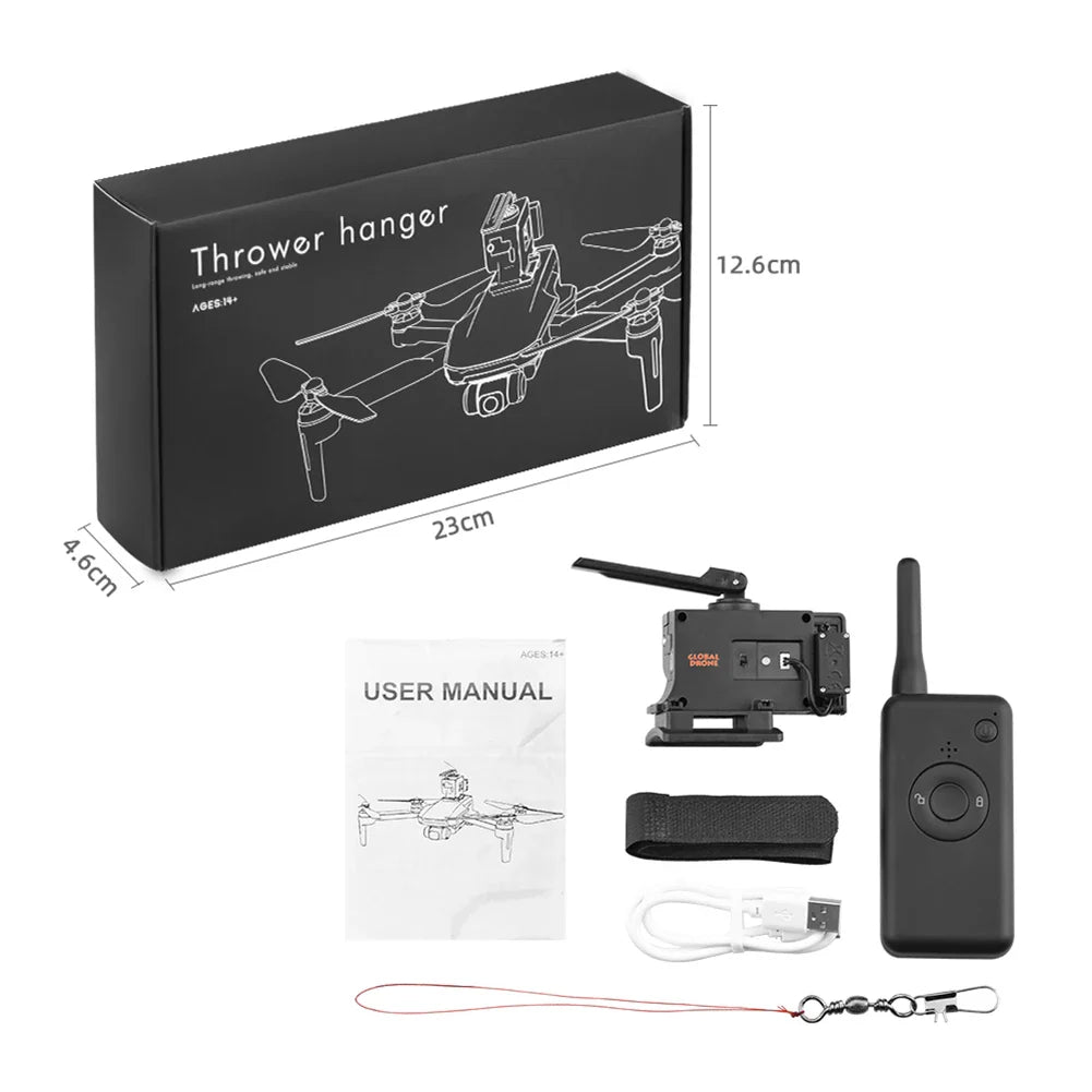 Drone Thrower Airdrop Air Drop System for DJI Mavic 2/Pro/Air 2/Air/FIMI X8SE Life Remotely Delivery Airdrop 1-2PCS