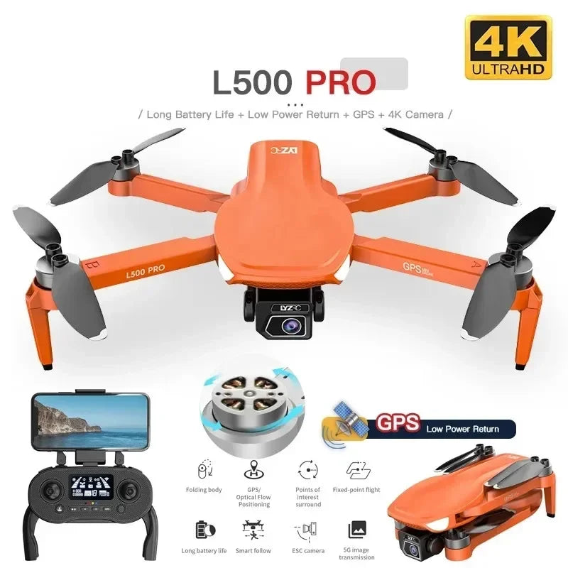 L500 PRO Drone Battery 7.4V 2200mAh Battery/Propeller For L500 PRO RC Drone Accessories L500PRO Dron Battery Toys