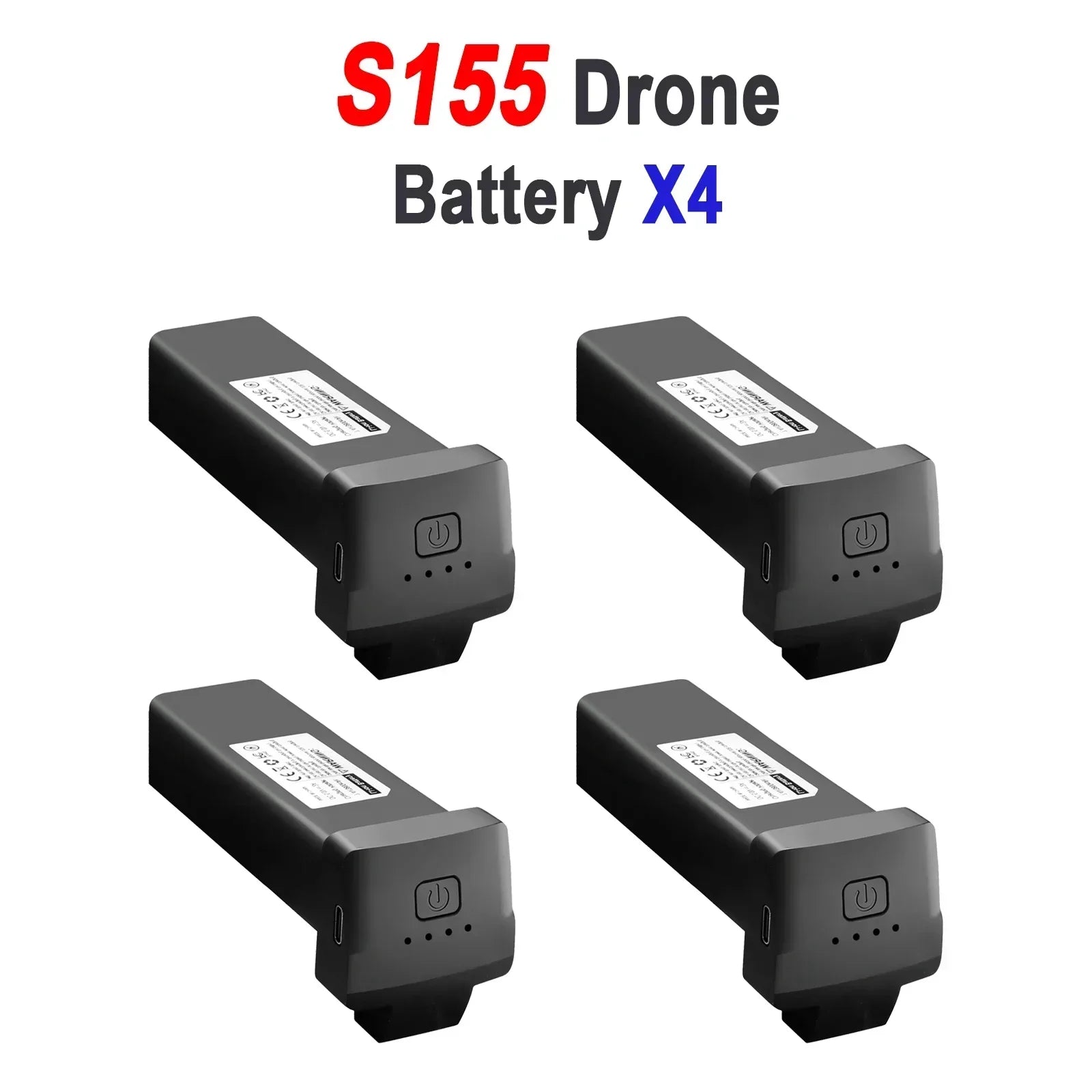 Battery 7.4V 3800mAh For S155 Mini Drone Battery RC Quadcopter Spare Original Battery Accessories S155 Drone Parts