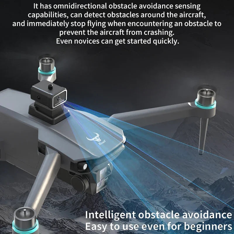 SG603 PRO Foldable Brushless GPS Drone, 360° Obstacle Avoidance, HD Dual Camera, Long-Range 5G FPV Quadcopter