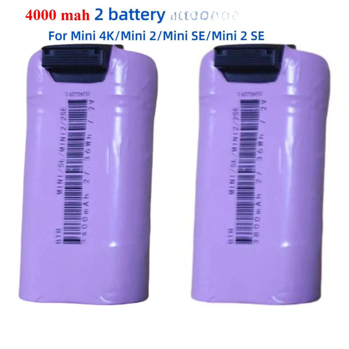 4000mAh For Dji Mini 2 Mini2 Mini 2 SE 4K Replacement Drone Intelligent Flight Accessories Modified Custom Battery