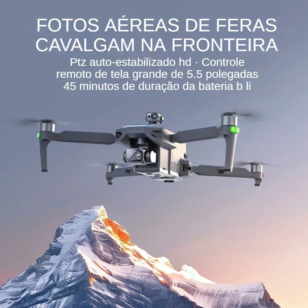 ZLL SG909 Professional Drone 4K Camera 3-Axis Gimbal 5G 360 Obstacle Avoidance Touch Screen FPV Brushless RC Drone SG909max