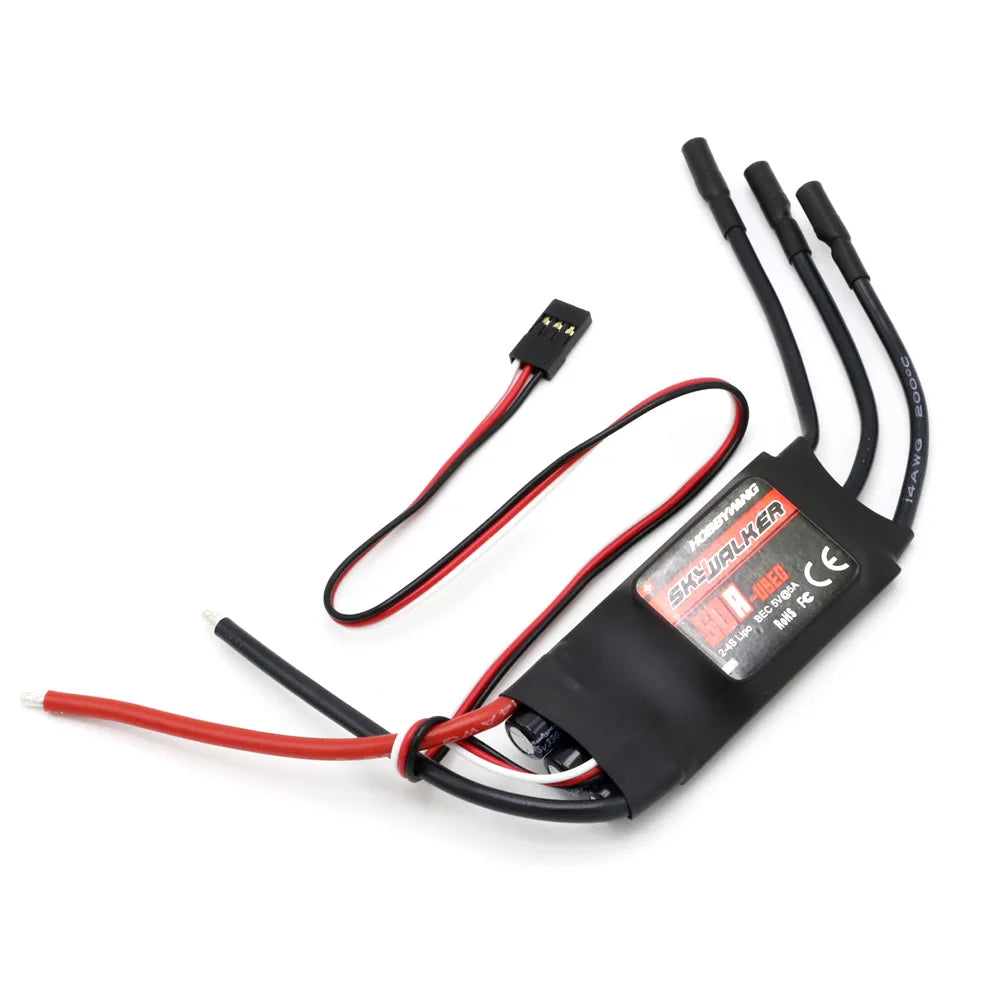 Hobbywing Skywalker V2 40A 50A 60A 80A 12A 20A 30A ESC Speed Controller With UBEC For RC Airplanes Helicopter